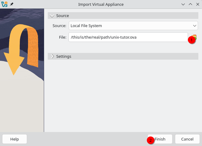 Import Appliance Dialog