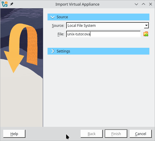 Import Appliance Dialog